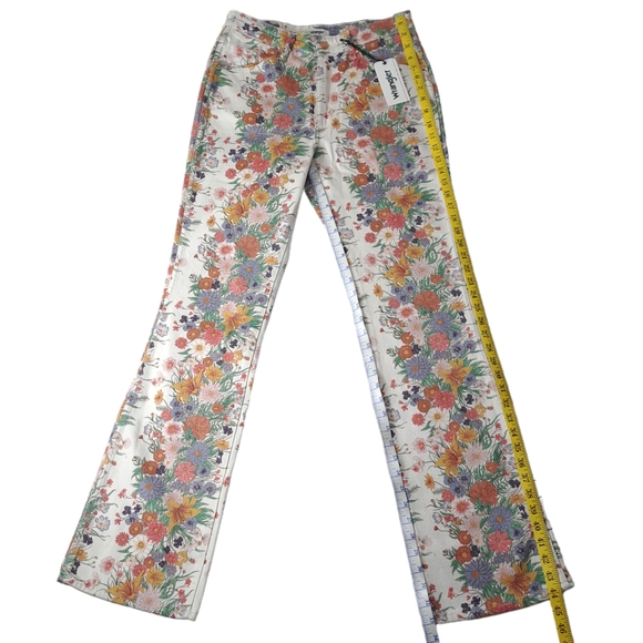 Wrangler Westward 626 Women's Floral Print High Waist Bootcut Jeans Size 29x34 - Picture 6 of 16